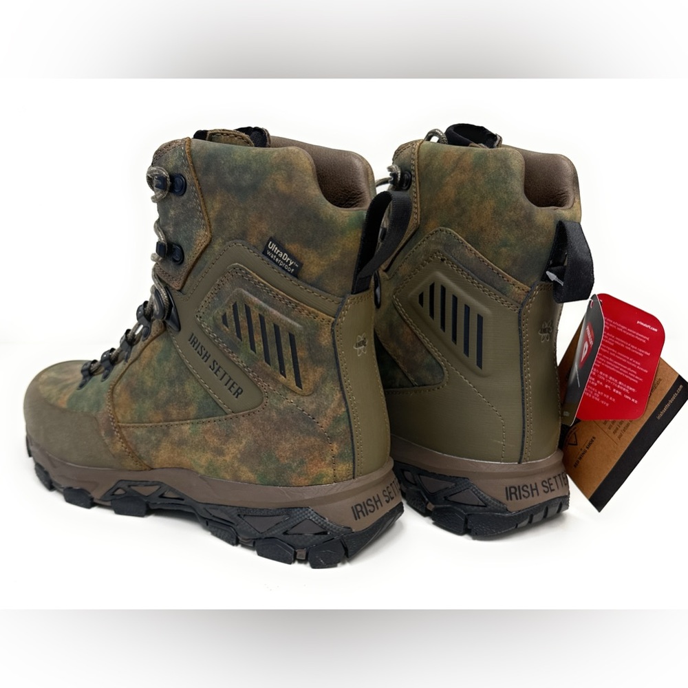 Red Wing Irish Setter Pinnacle 9” Mens Waterproof Work shoes/Hunt Boot - Picture 12 of 14